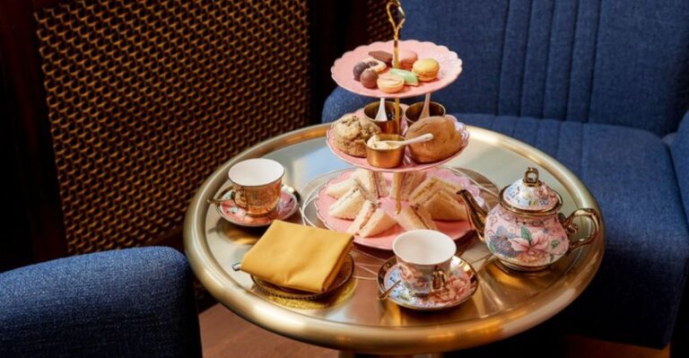 This Oklahoma City Tea Room Serves Scones And Clotted Cream Under A Soaring Old Bank Ceiling