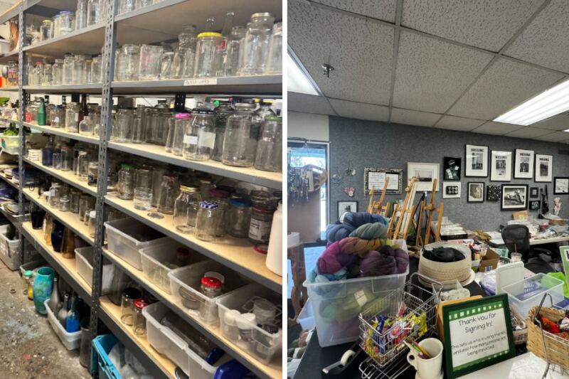 This Pay-What-You-Want Arizona Reuse Shop Lets Crafters Fill A Bag With Supplies For Almost Nothing