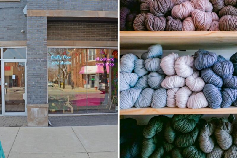 Every Friday Night, Knitters and Crocheters Gather to Stitch Together at This Cozy Illinois Yarn Shop
