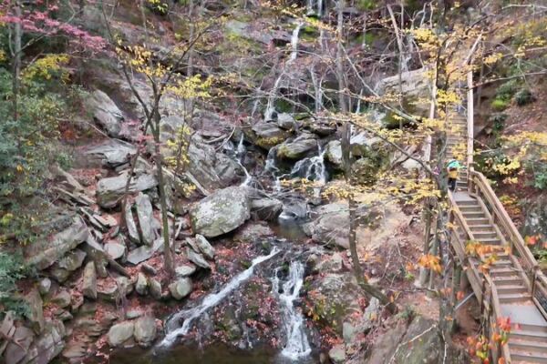 This North Carolina Waterfall Trail Makes You Earn The View With 580 Stairs