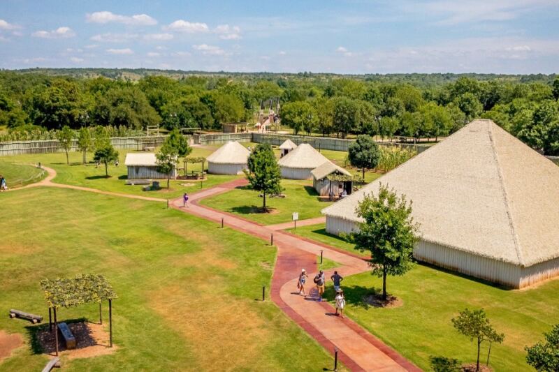 Chickasaw Culture Comes Alive In Sulphur, Where A Recreated Village Shows How Families Lived Before Statehood