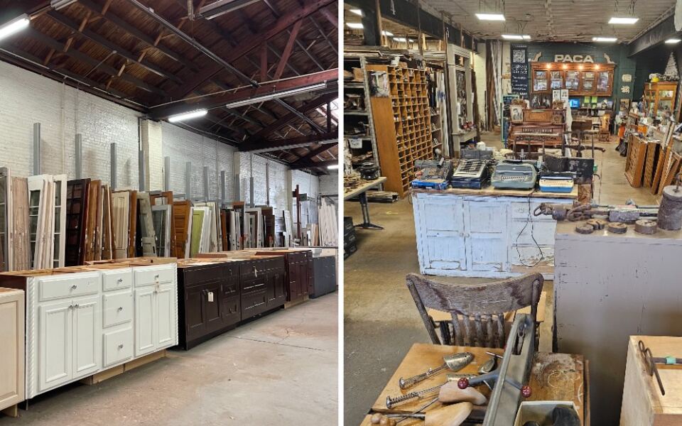 10 Illinois Salvage Yards Packed With Old Barn Wood, Antique Doors, and Vintage Mantels