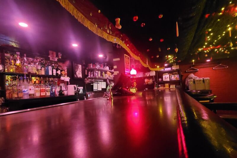 Beneath Downtown Tulsa Sidewalks, Red Lights And Velvet Drapes Lead Into A Dive Bar From Another Century