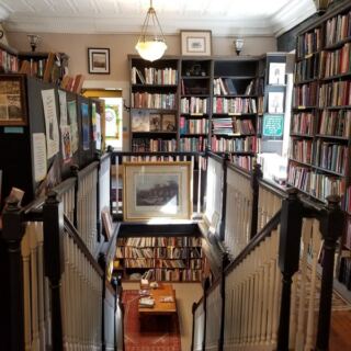 This Three-Story North Carolina Mountain Bookshop Hides 30,000 Books Behind An Espresso Bar