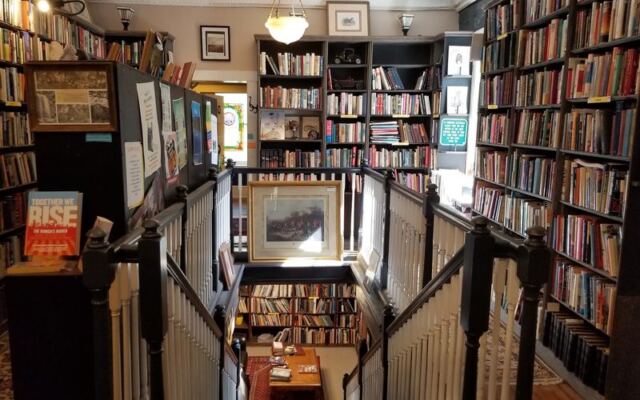 This Three-Story North Carolina Mountain Bookshop Hides 30,000 Books Behind An Espresso Bar