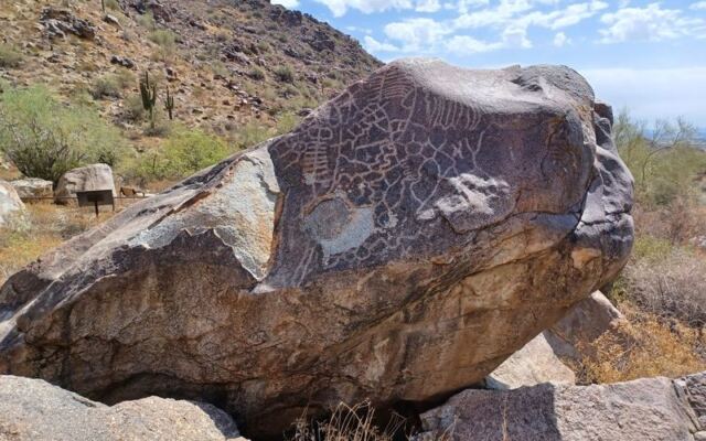 This Easy Arizona Trail Begins On Pavement And Leads You Right Up To Ancient Rock Carvings