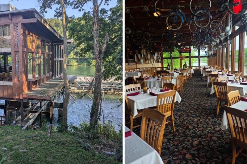 This Arkansas Restaurant Sits Right On A River And Makes Dinner Feel Like A Scenic Retreat