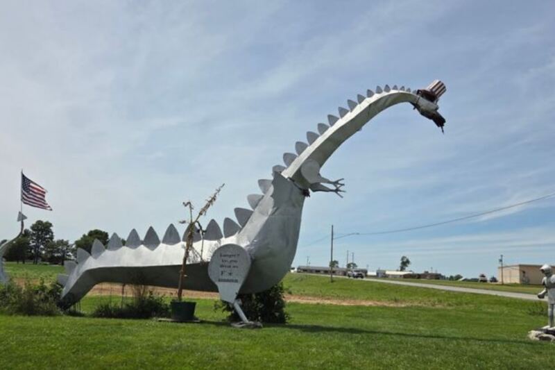 This 35-Foot-Long Dragon in Illinois Is Almost Too Weird for Words