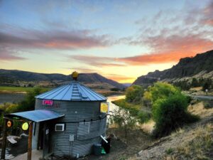 Hidden on Oregon’s Back Roads, This Old Grain Silo Is Now One of the Most Unusual Bars Around