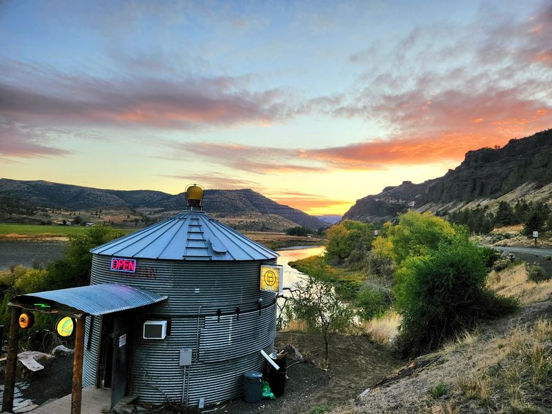Hidden on Oregon’s Back Roads, This Old Grain Silo Is Now One of the Most Unusual Bars Around