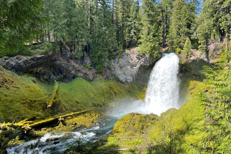This Short Oregon Loop Packs Two Stunning Waterfalls Into One Enchanting Forest Hike