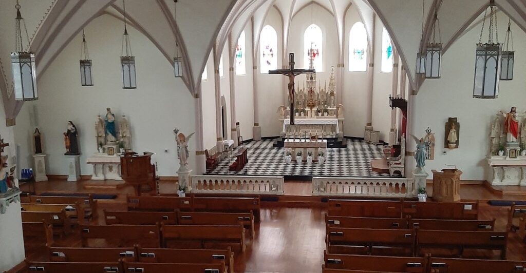 Step Inside This Small-Town Oklahoma Church And Century-Old Munich Glass Turns The Room Red And Gold