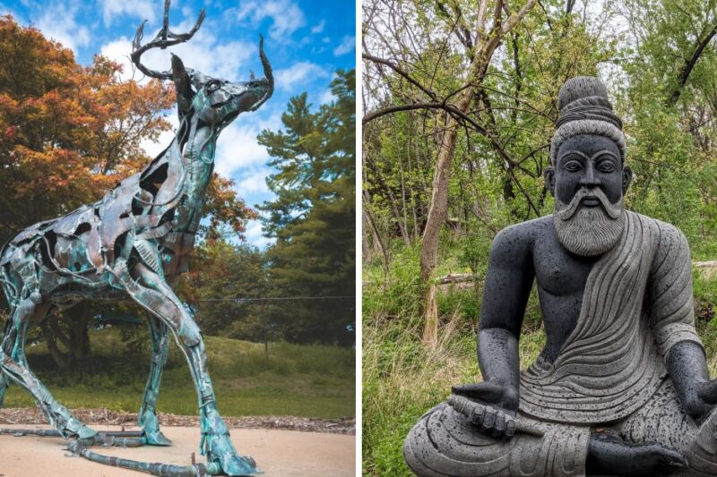 These 11 Stunning Illinois Sculpture Gardens Turn Art Into an Unforgettable Outdoor Adventure