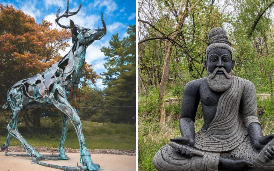 These 11 Stunning Illinois Sculpture Gardens Turn Art Into an Unforgettable Outdoor Adventure