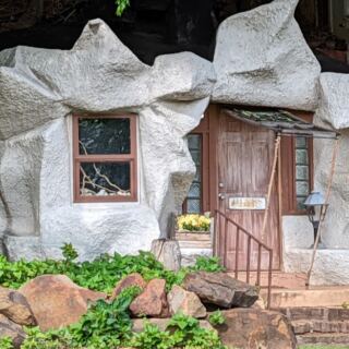 Behind The Melted Stone Walls Of This Storybook Tulsa House Sits A Hand-Built Speakeasy