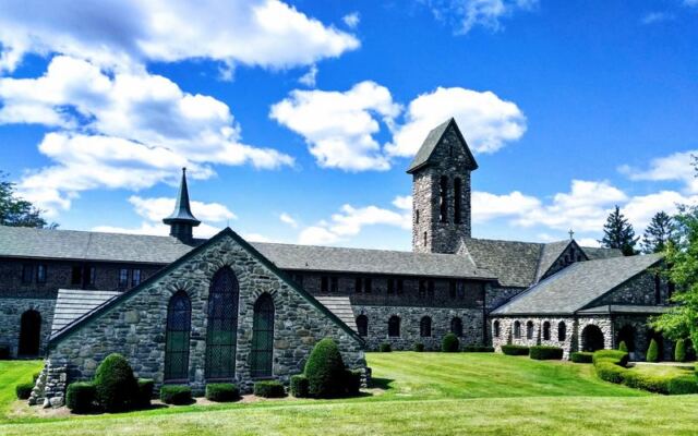 Slipping Into a Hilltop Chapel to Hear Monks Chant Psalms at This Massachusetts Abbey Feels Like Medieval Europe