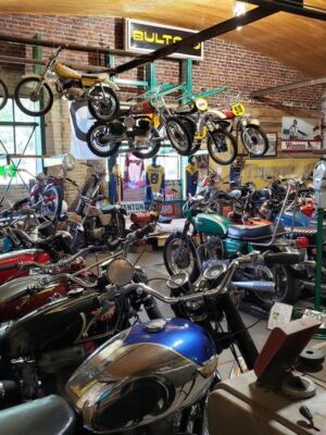 Step Inside This Old Route 66 Gas Station In Oklahoma Where Hundreds Of Vintage Motorcycles Fill Every Wall