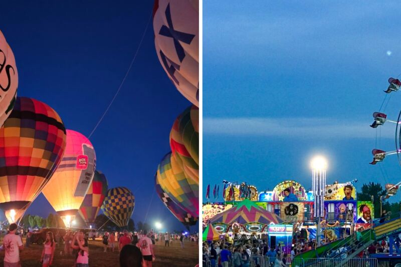 Arkansas Has A Hot Air Balloon Festival That Fills The Sunset Sky With Glowing Color