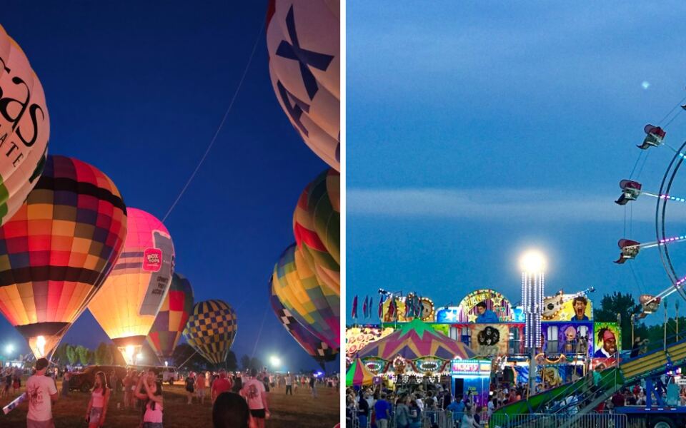 Arkansas Has A Hot Air Balloon Festival That Fills The Sunset Sky With Glowing Color