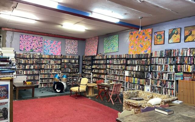 This Upstate New York Bookstore Has Three Floors Of Used Books And Resident Cats Guarding The Aisles