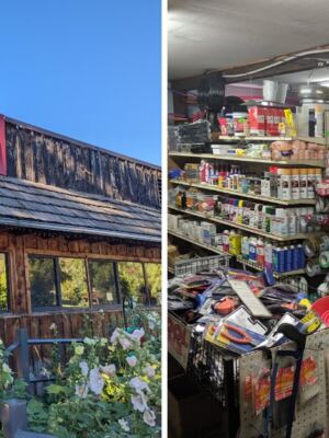 This 1923 Colorado Highway Stop Smokes Its Own Sausage While Travelers Rock On The Front Porch