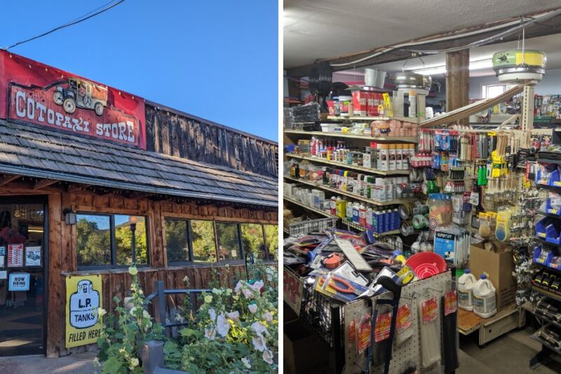 This 1923 Colorado Highway Stop Smokes Its Own Sausage While Travelers Rock On The Front Porch