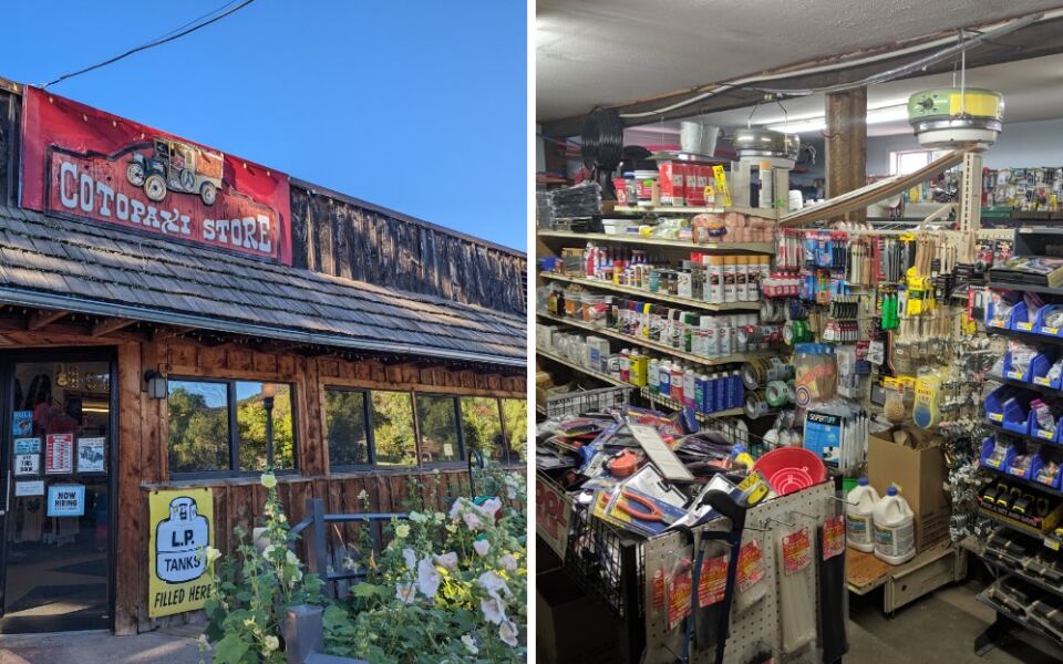 This 1923 Colorado Highway Stop Smokes Its Own Sausage While Travelers Rock On The Front Porch