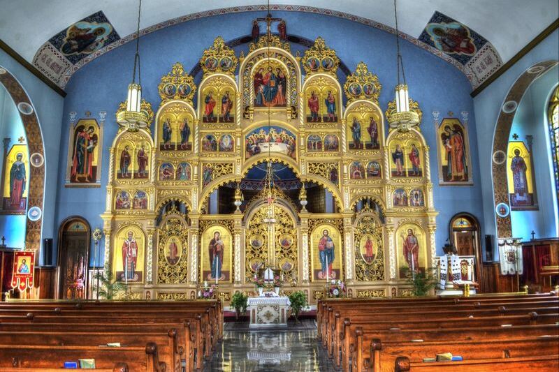 This Syracuse, New York Ukrainian Church Hides An Interior That Stops Drivers In Their Tracks