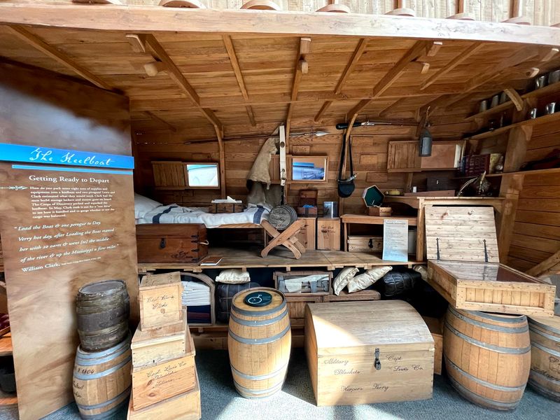 The Cutaway Keelboat Steals the Show