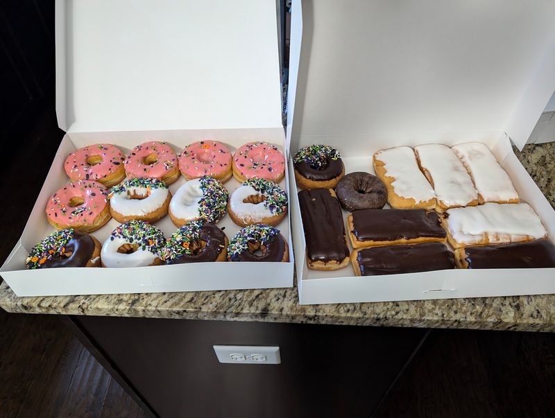 Kids Go Wild for the Pink Homer Simpson Donut Kids Go Wild for the Pink Homer Simpson Donut