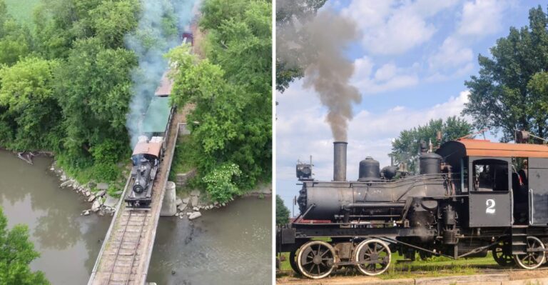 Skip the Theme Park and Ride This Wood-Fired Steam Train Through the Illinois Woods