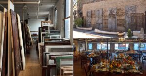 This Massive Illinois Salvage Warehouse Fills 60,000 Square Feet With Old Doors, Stained Glass, and Antique Furniture