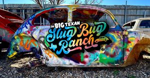 This Wild Texas Roadside Stop Has Half-Buried Volkswagens You Can Spray Paint