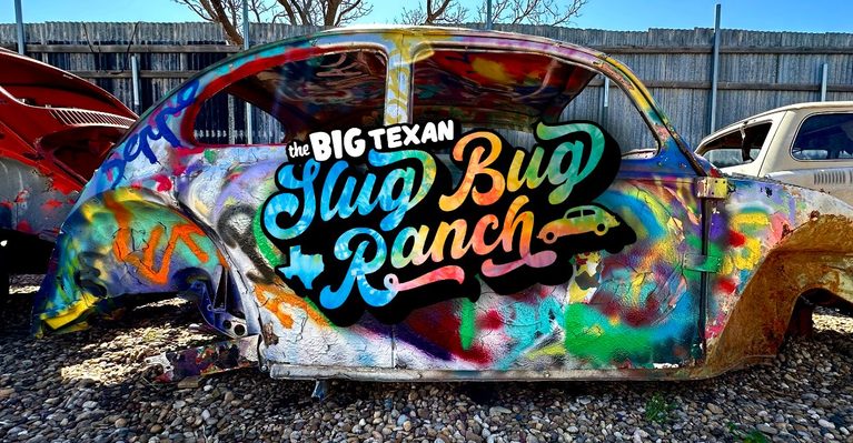 This Wild Texas Roadside Stop Has Half-Buried Volkswagens You Can Spray Paint