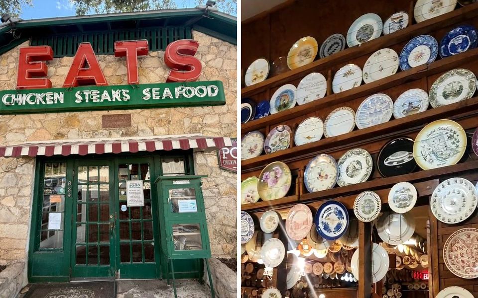 This Wonderfully Weird Texas Restaurant Has More Than 2,000 Plates Decorating Its Walls