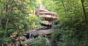 Tucked Above A Western Pennsylvania River Gorge, This Glass-Walled Mansion Looks Like Something From Another World